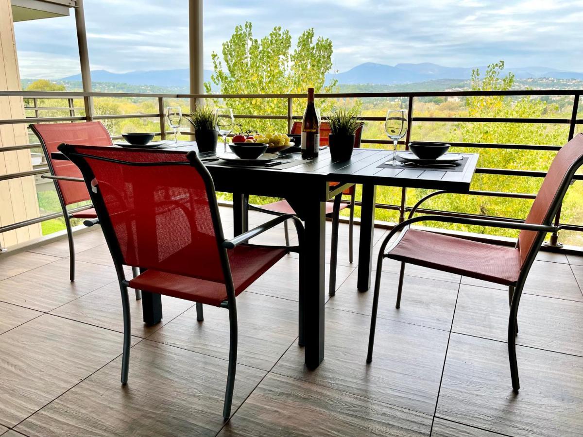 Superbe Appartement, Piscine, Vue Mer Et Montagnes Antibes Ngoại thất bức ảnh