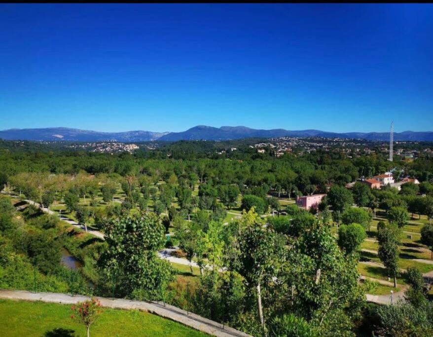 Superbe Appartement, Piscine, Vue Mer Et Montagnes Antibes Ngoại thất bức ảnh